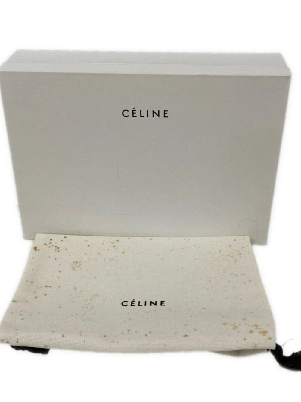 CELINE - Cream hologram Leather Bifold Wallet - Picture 4 of 11